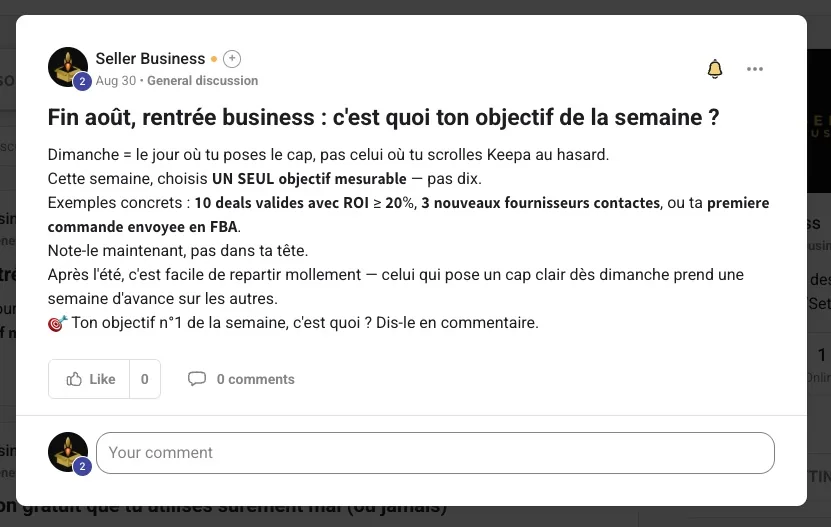 Une publication de Steven dans la communauté Skool